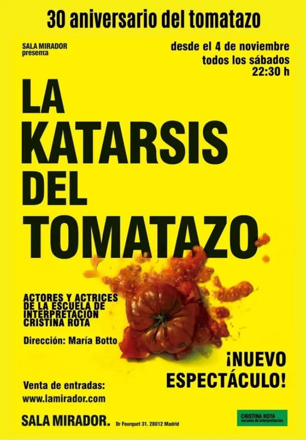 Cartel de La Katarsis del Tomatazo