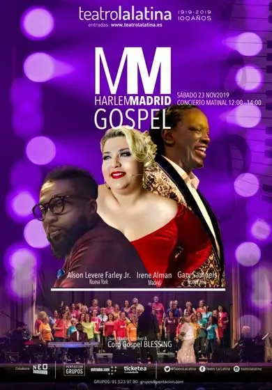 Cartel de Gospel Harlem