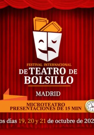 Cartel de Festival Internacional de Teatro de Bolsillo