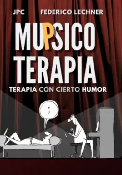 Cartel de Mupsicoterapia: Terapia con cierto humor