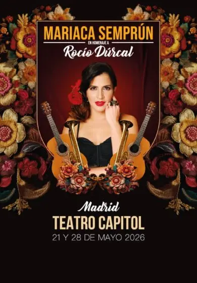Cartel de Mariaca Semprún en Homenaje a Rocío Dúrcal