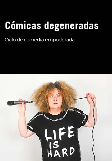 Cartel de Cómicas degeneradas