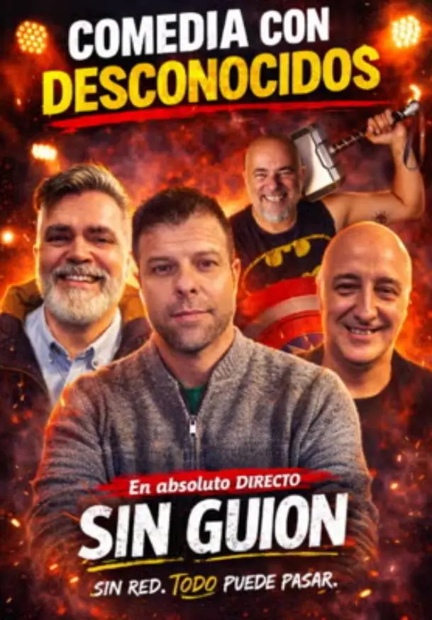 Cartel de Comedia con desconocidos
