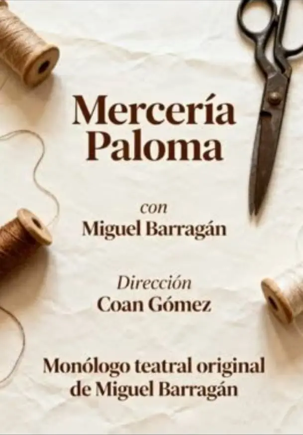 Cartel de Mercería Paloma
