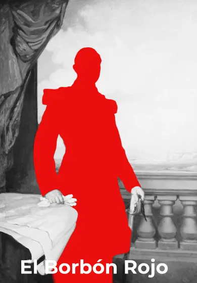 Cartel de El Borbón rojo