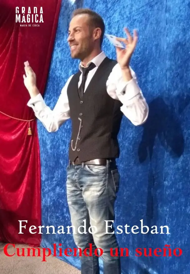 Cartel de Fernando Esteban. Cumpliendo un sueño