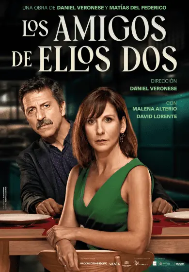 Cartel de Los amigos de ellos dos
