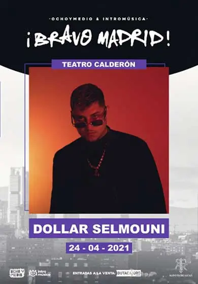 Cartel de Dollar Selmouni en concierto