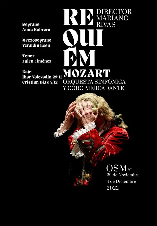 Cartel de Réquiem de Mozart
