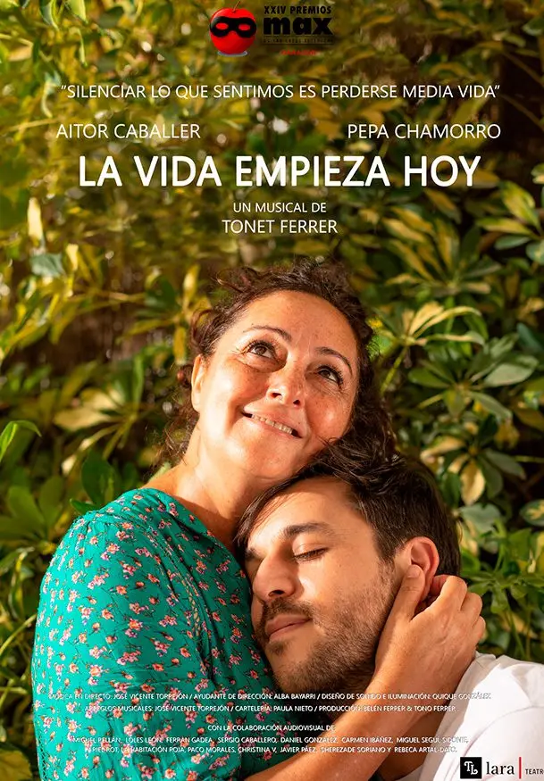 Cartel de La vida empieza hoy