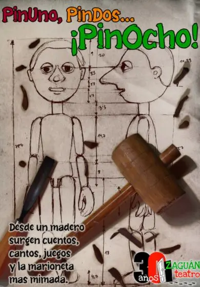 Cartel de PinUno, PinDos ¡PinOcho!