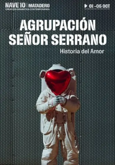 Cartel de Historia del amor - Agrupación Señor Serrano