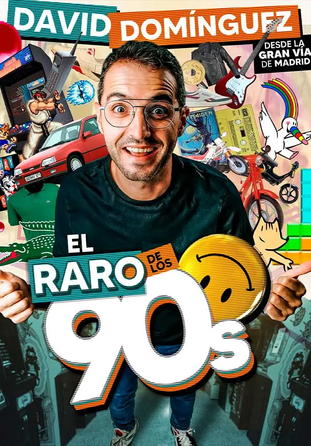 Cartel de David Domínguez: El raro de los 90