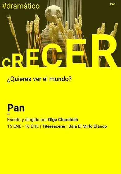 Cartel de Titerescena: Pan
