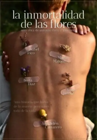 Cartel de La inmortalidad de las flores