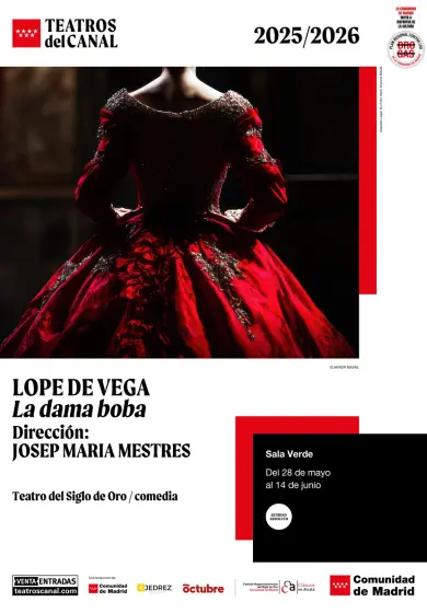 Cartel de La dama boba - Josep Maria Mestres