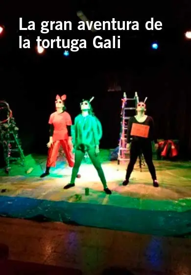 Cartel de La gran aventura de la tortuga Gali