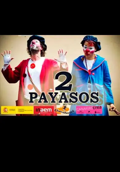 Cartel de 2 payasos