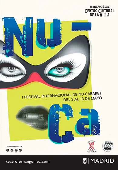 Cartel de Nu-Ca Fest: I Festival Internacional de Nu-Cabaret
