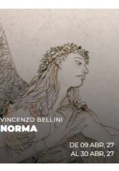 Cartel de Norma - Vincenzo Bellini