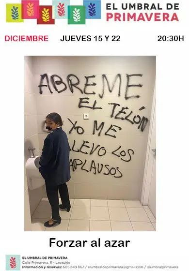 Cartel de Forzar el azar