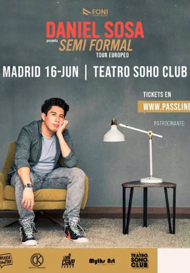 Cartel de Daniel Sosa: Semiformal
