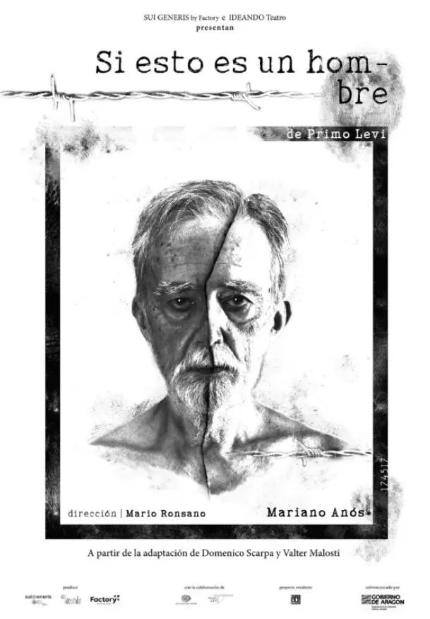 Cartel de Mariano Anós; Si esto es un hombre